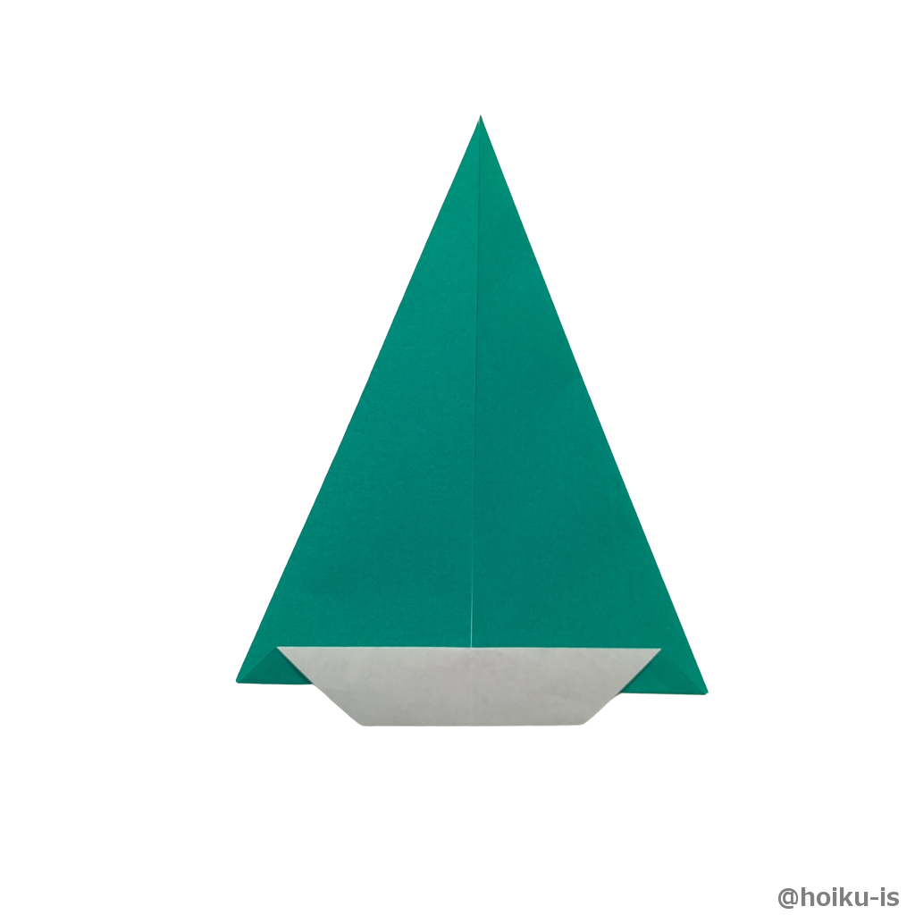 三分の二を折り返す