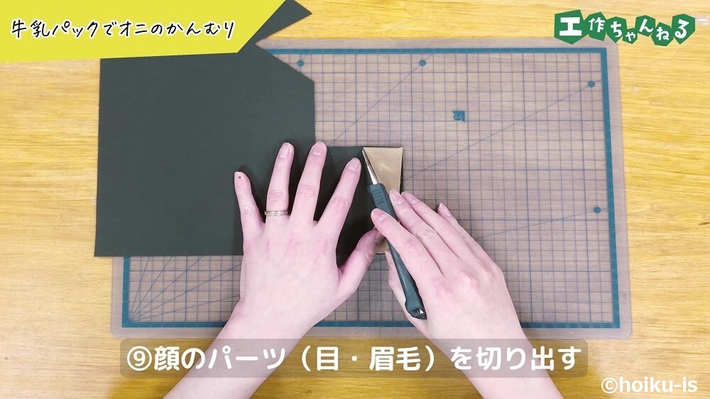 顔のパーツを切り出す
