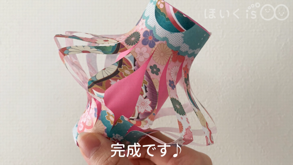 完成したちょうちん