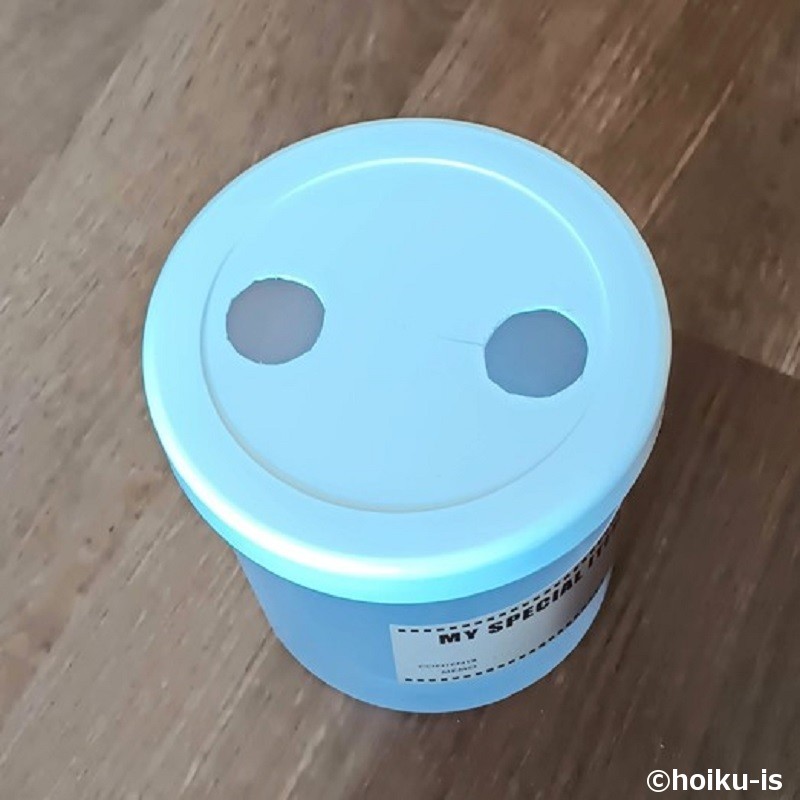 ぽっとん落としの容器