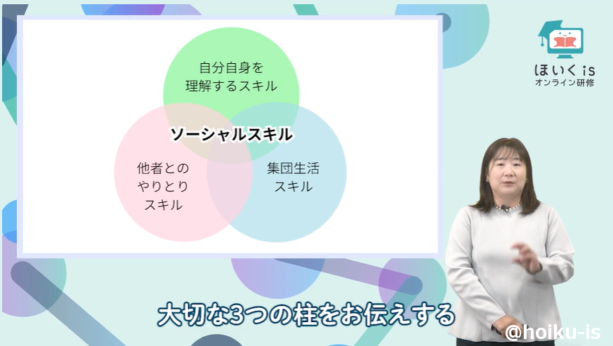 ソーシャルスキルの３つの柱