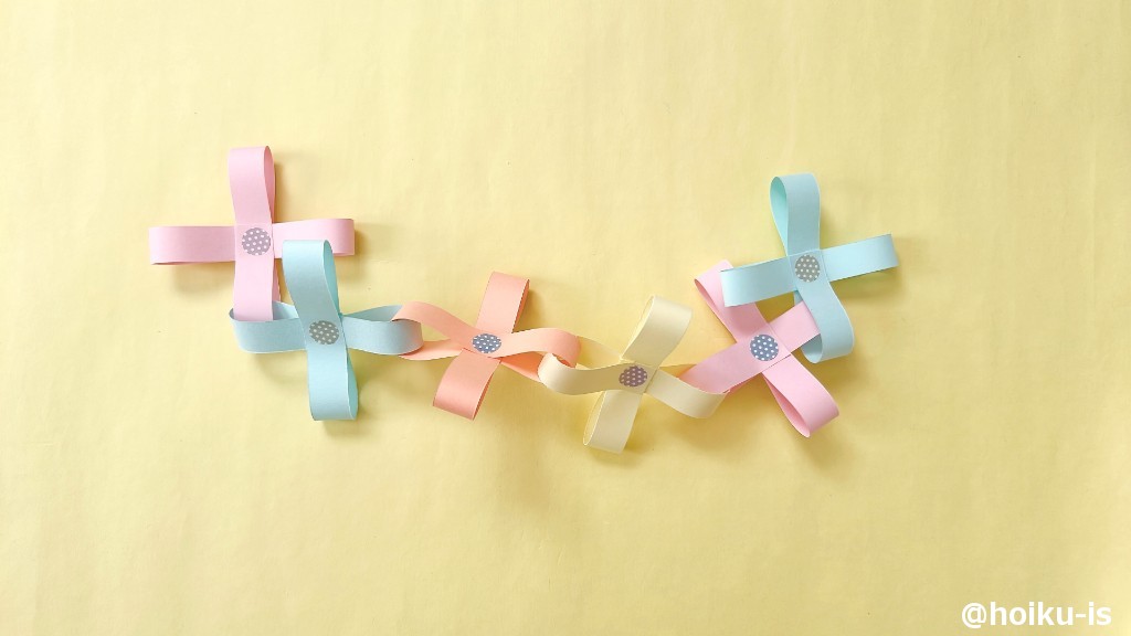 真ん中にシールを貼ったら出来上がり