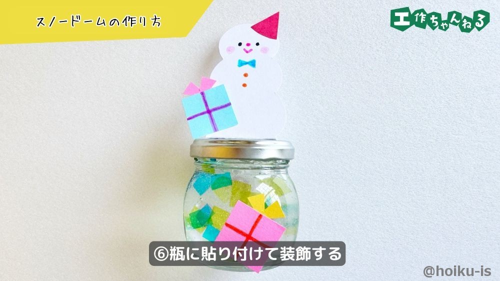 瓶に貼り付ける