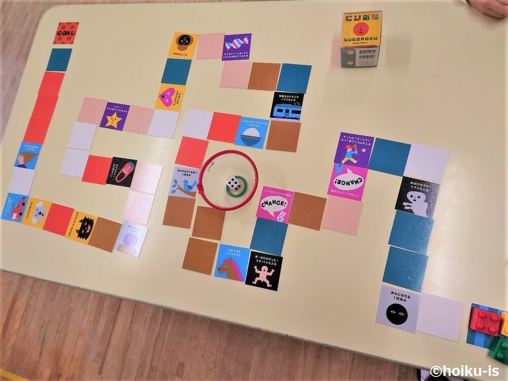 CUBE SUGOROKUで遊んでいるところ