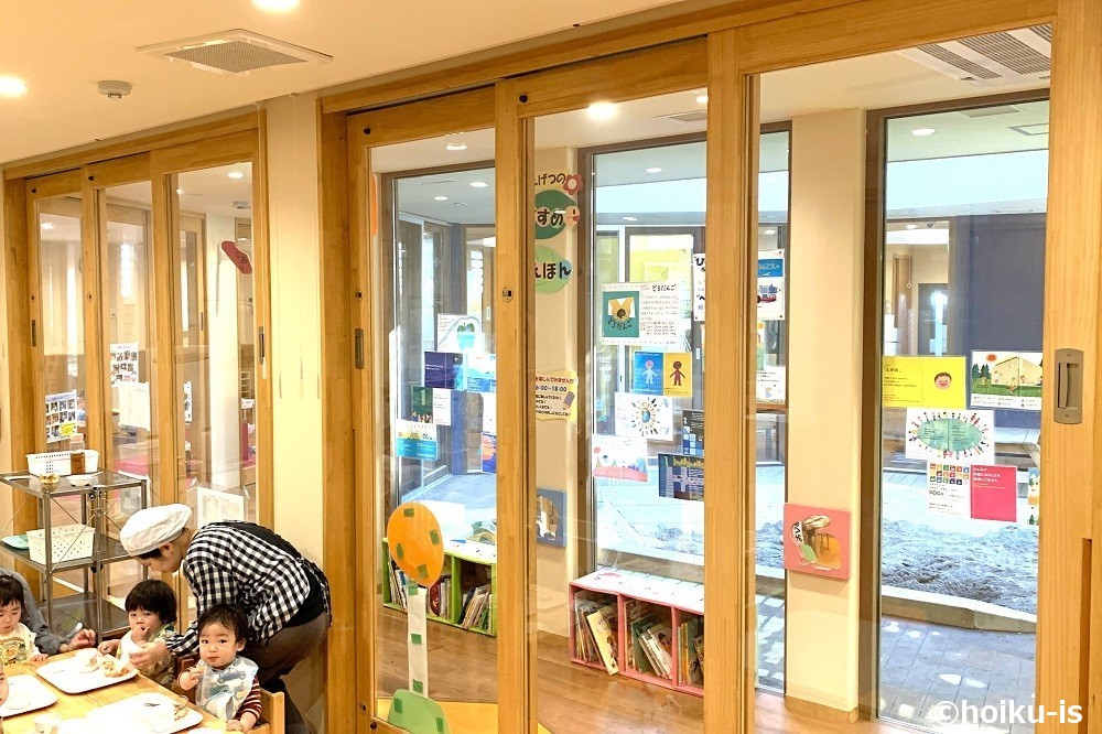 キッズラボ南流山園の0歳児クラスの内観