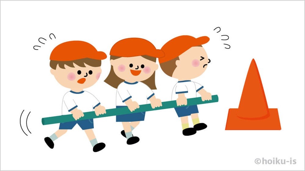 運動会競技「台風の目」の遊び方手順②