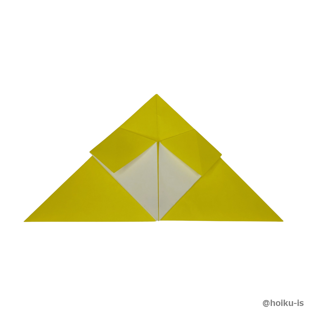 左側も⑦⑧と同様に折る