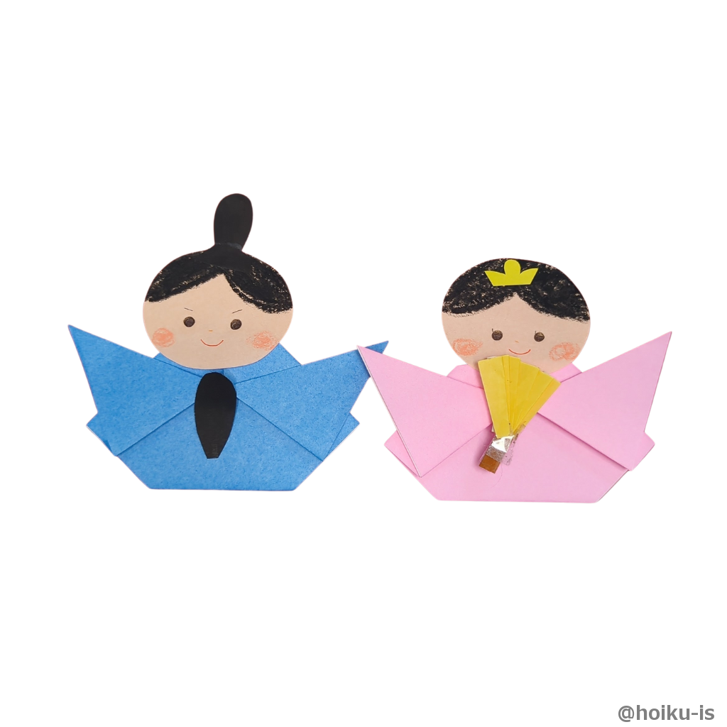 同様に女雛も作れば完成です