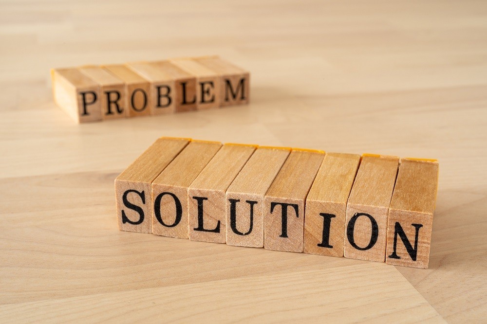 問題解決(PROBLEM・SOLUTION)を積み木で表現