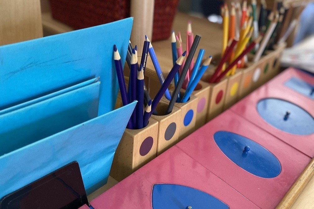 モンテッソーリ教育の園の教具置き場