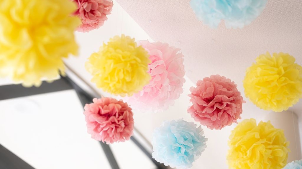 お花紙を使った花の作り方