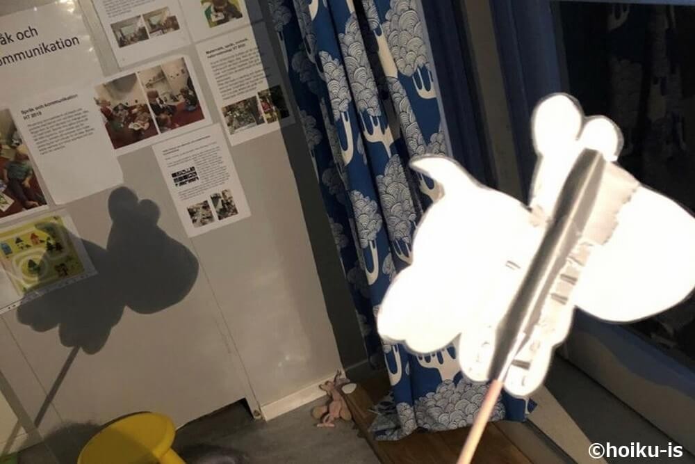 手作りの影絵人形