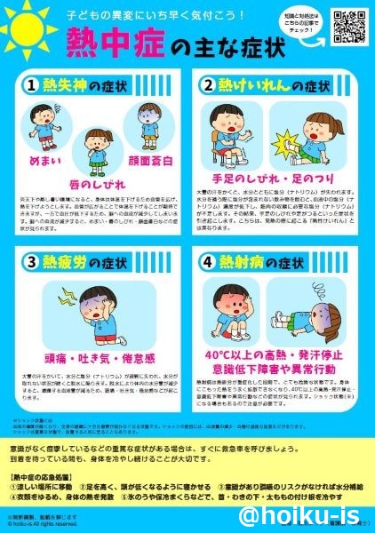 熱中症対策ポスター