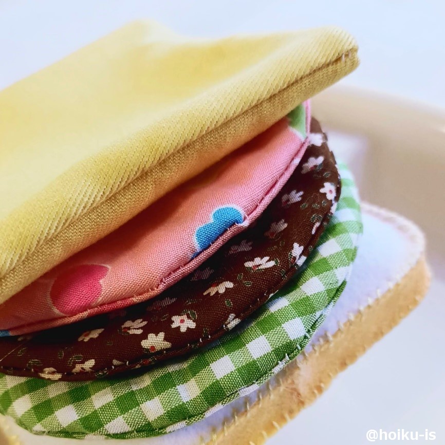 サンドイッチ風おままごと食材