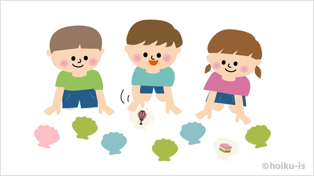 ひな祭り遊び「貝合わせゲーム」の遊び方手順②