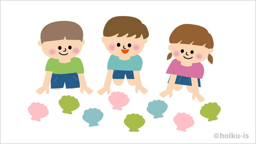 ひな祭り遊び「貝合わせゲーム」の遊び方手順①