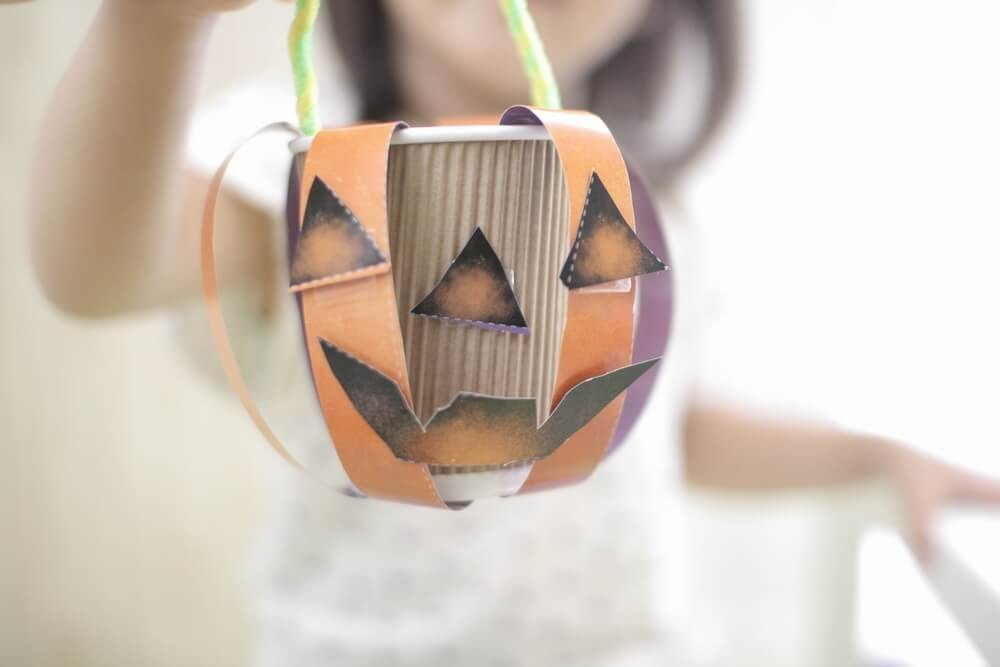 ジャックオランタンのお菓子入れ