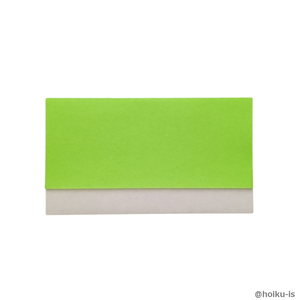 下1～2センチ残して折る