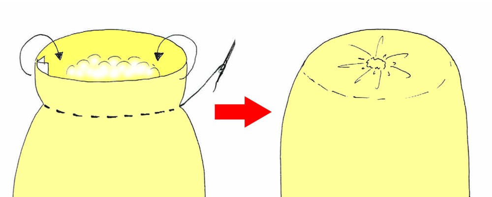 乳児に大人気のガラガラ♪ 手作りできる大きめラトル【布おもちゃの作り方】