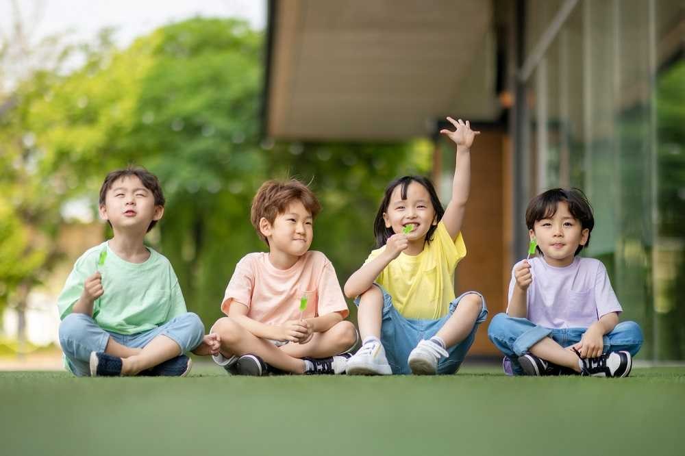 子どもたちの写真