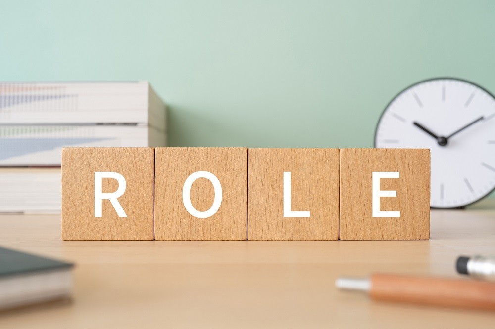 「ROLE」と書かれたブロック