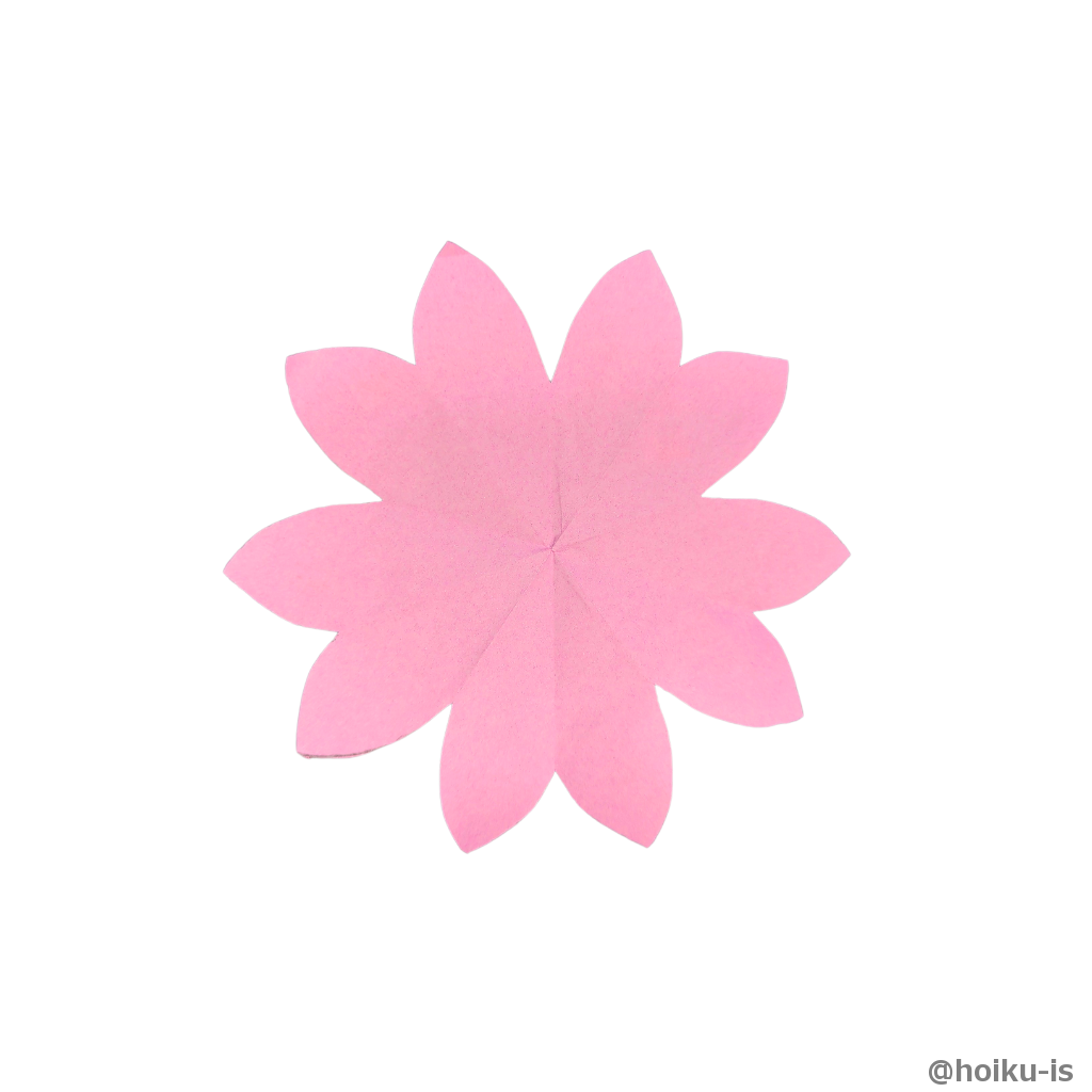 崩れないようにそっと開きます