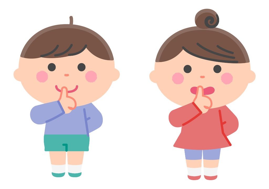 しゃべらないではなく口を閉じる