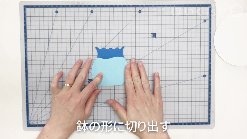 くるくるマジック金魚鉢【手作りおもちゃ】製作手順4